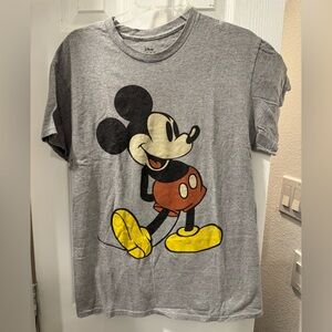 4/$15 Disney Heather Gray Mickey Mouse Tee